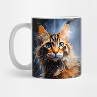 Calico cat art Mug